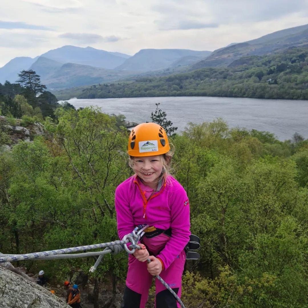 Rock climbing with the children on the... - Ropeworks Active