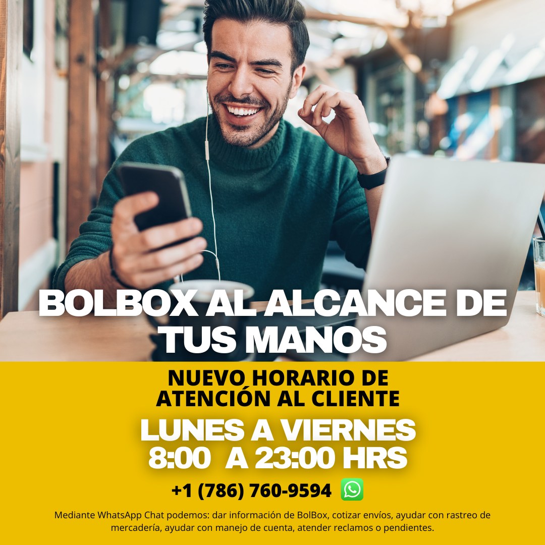 BOLBox - BOLBOX AL ALCANCE DE TUS MANOS Nuevo horario de atención al ...