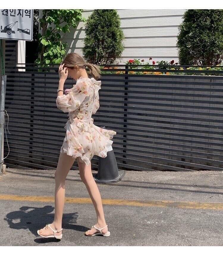 ราคา 350บาท จั้มสูทลายใบไม้... - Fashion Koset by Pinky
