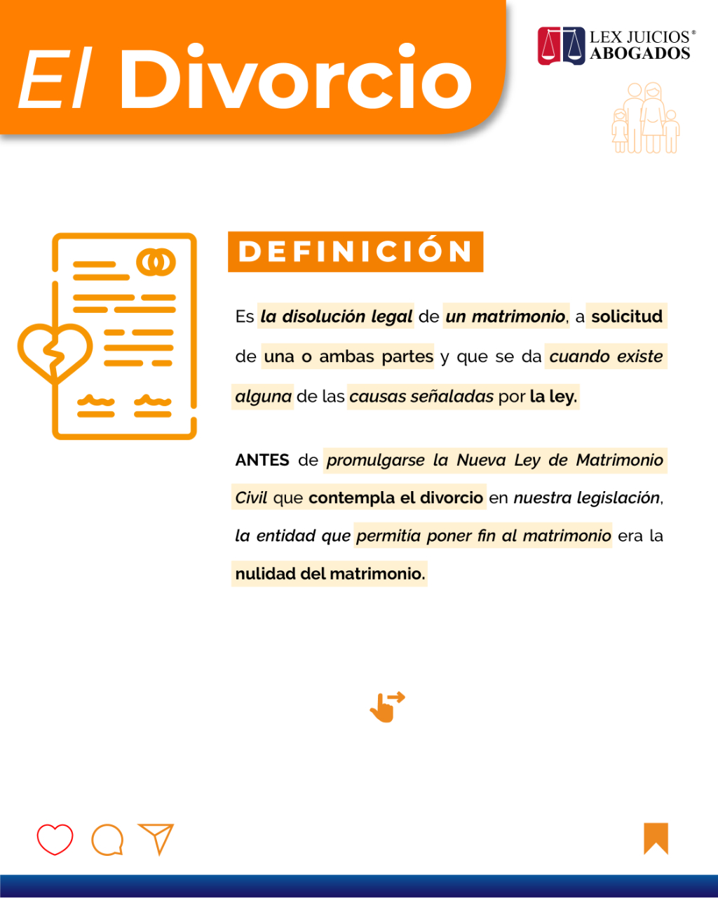 💔... - Abogados LEX Juicios y Consultores de Empresas SpA