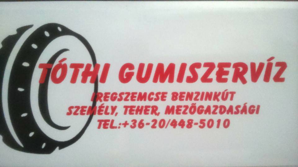 Tóthi Gumiszervíz | Iregszemcse