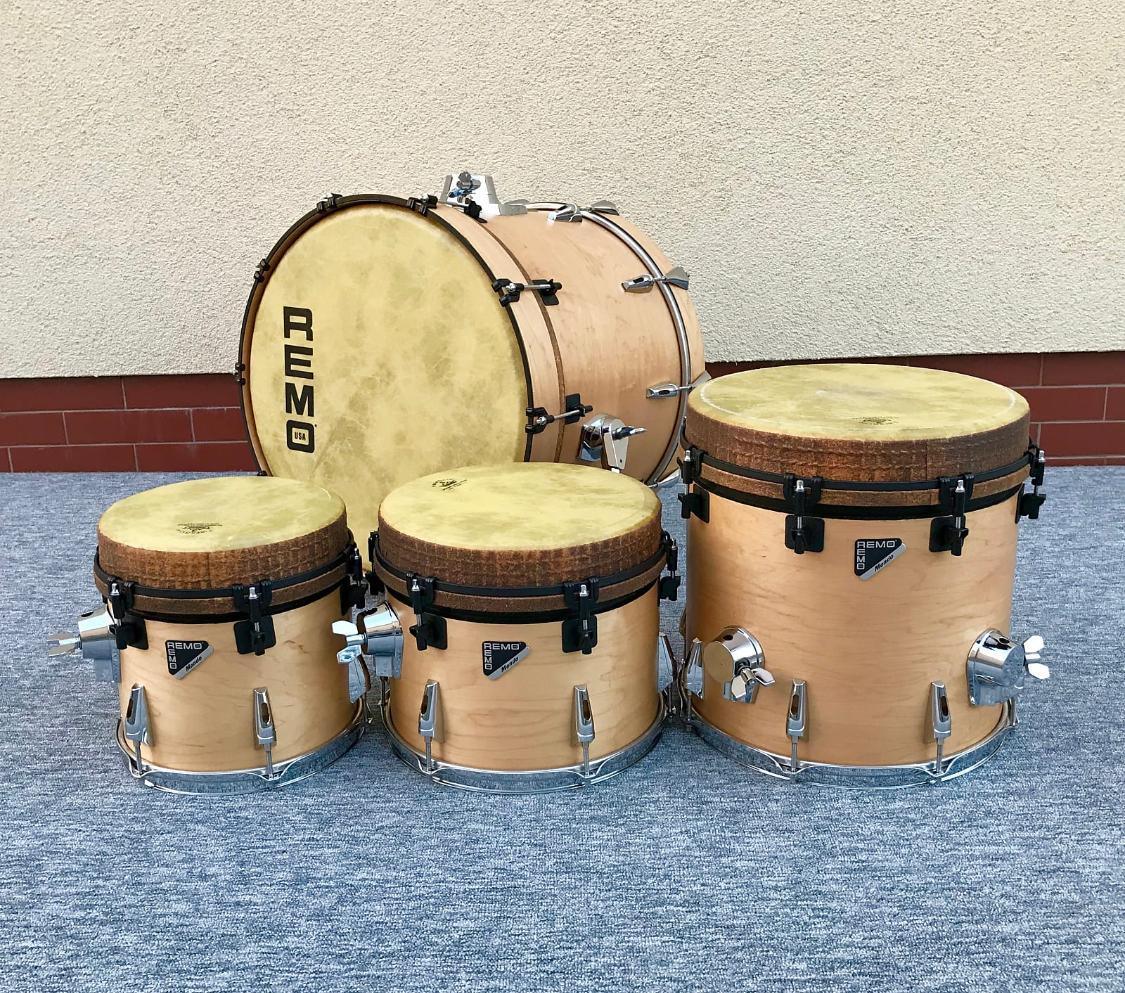 Remo Layne Redmond Riq 9.25 frame drum with brass jingles