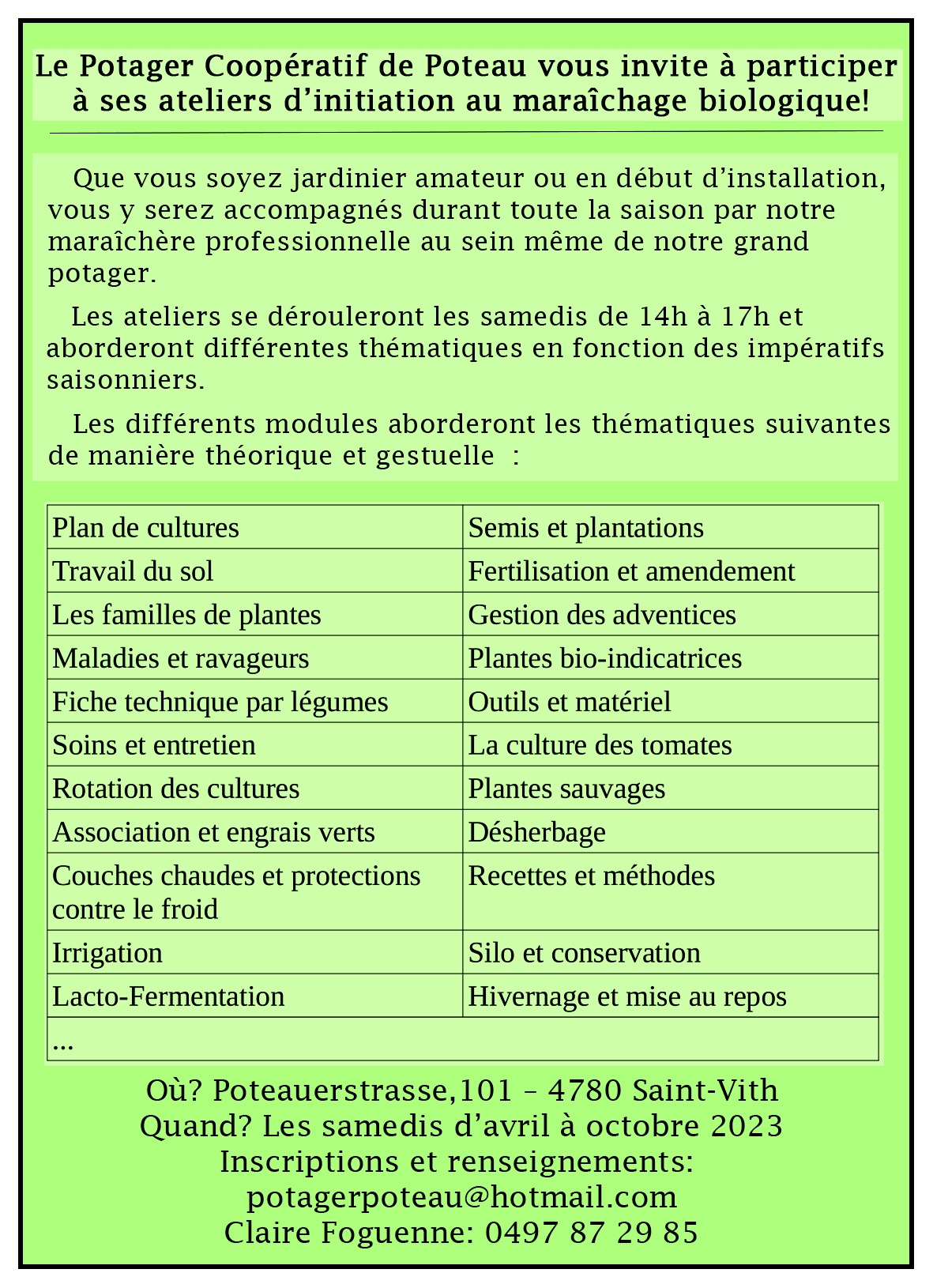 La ferme des trois pommiers | Petit-Thier