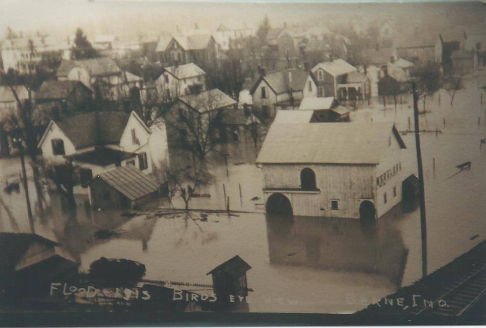 Lot De 12 Cartes Postales Photo (RPPC) De La Grande Inondation De 1913 - Michigan City, Indiana - Occasion