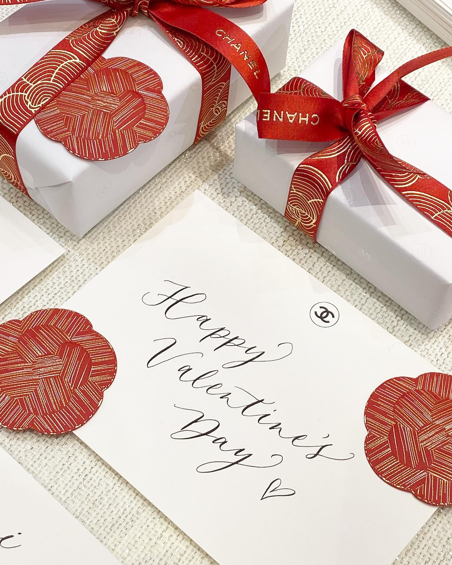 Writing Love notes for Chanel... - Judy Broad Calligraphy