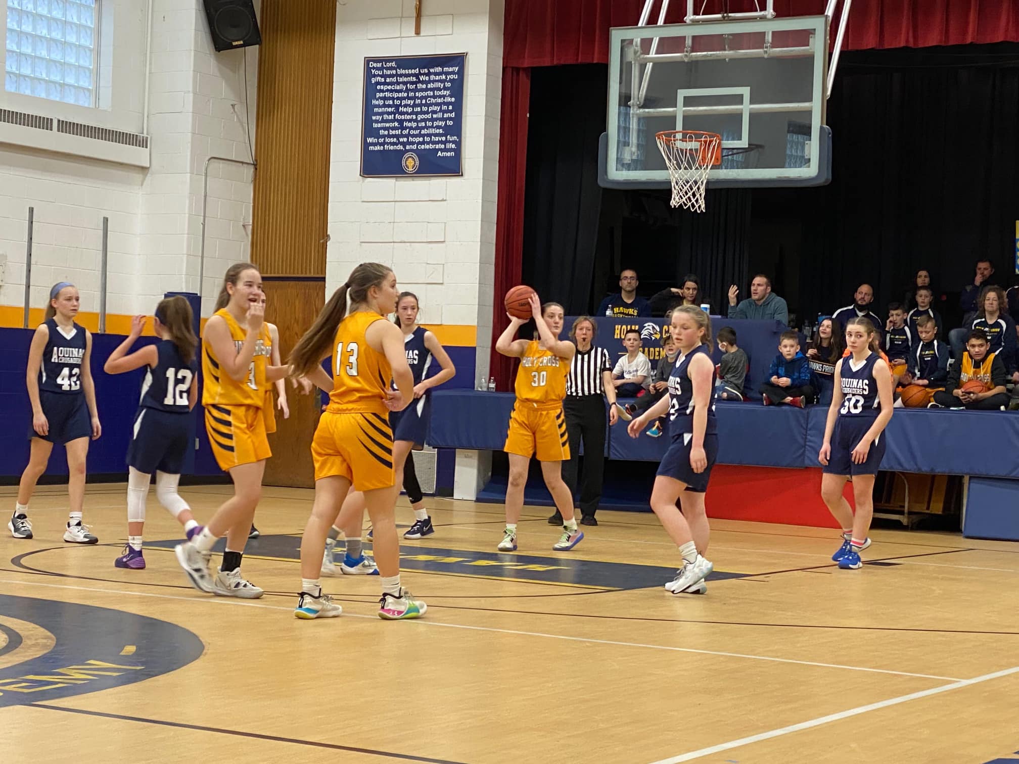 Our 8th grade girls were honored... - Holy Cross Academy | Facebook