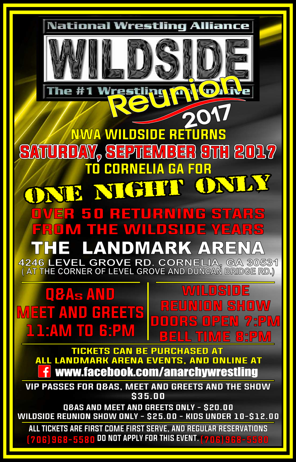 DON'T FORGET ALL... - National Championship Wrestling