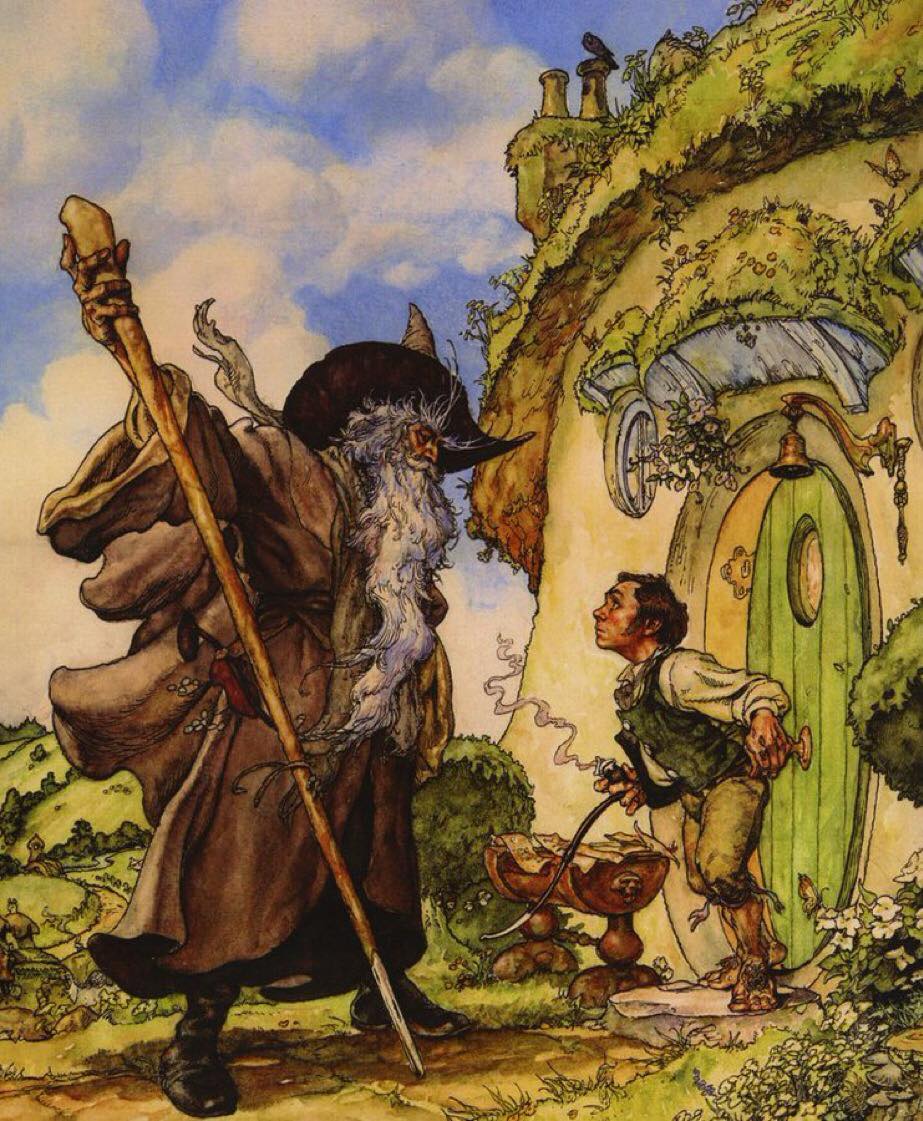 Lord - Gandalf managed to address Bilbo on a morning, while he sat ...