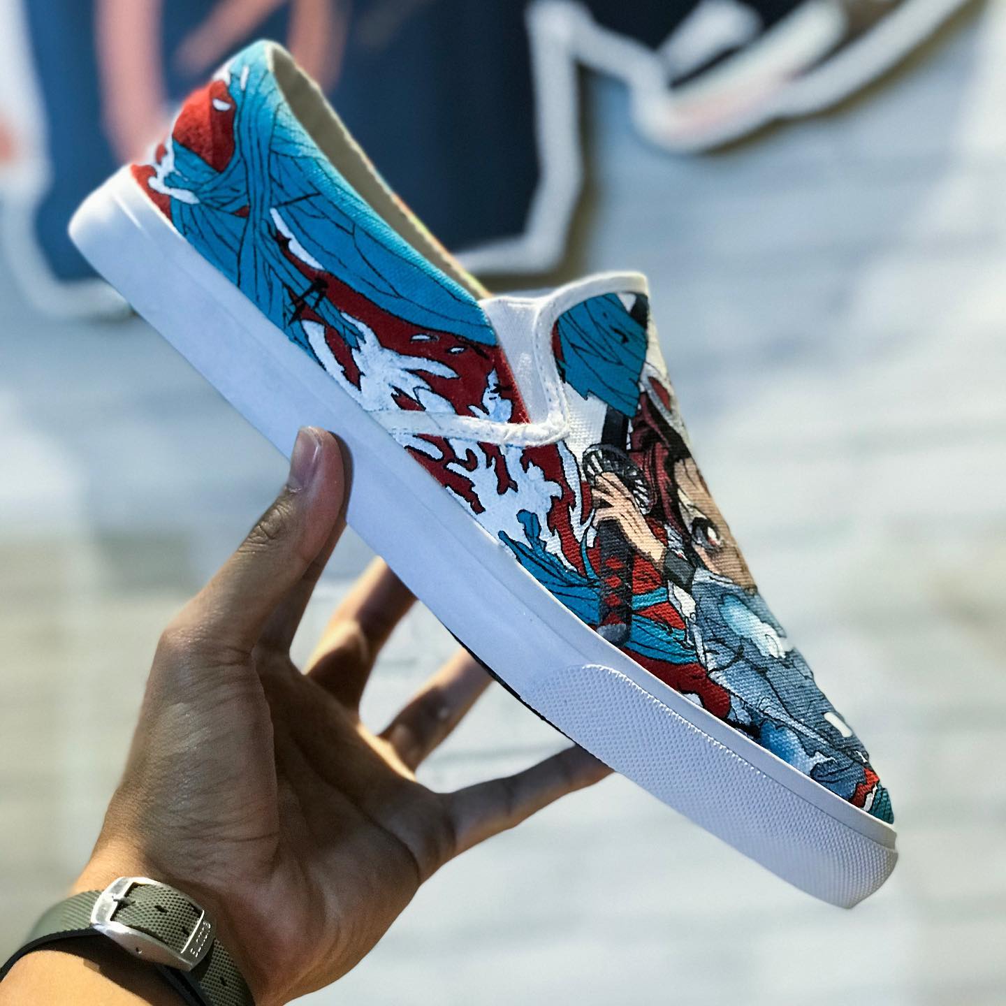 Spiderman Shoes Marvel X Vans Spiderman Vans Slip On Marvel Size 