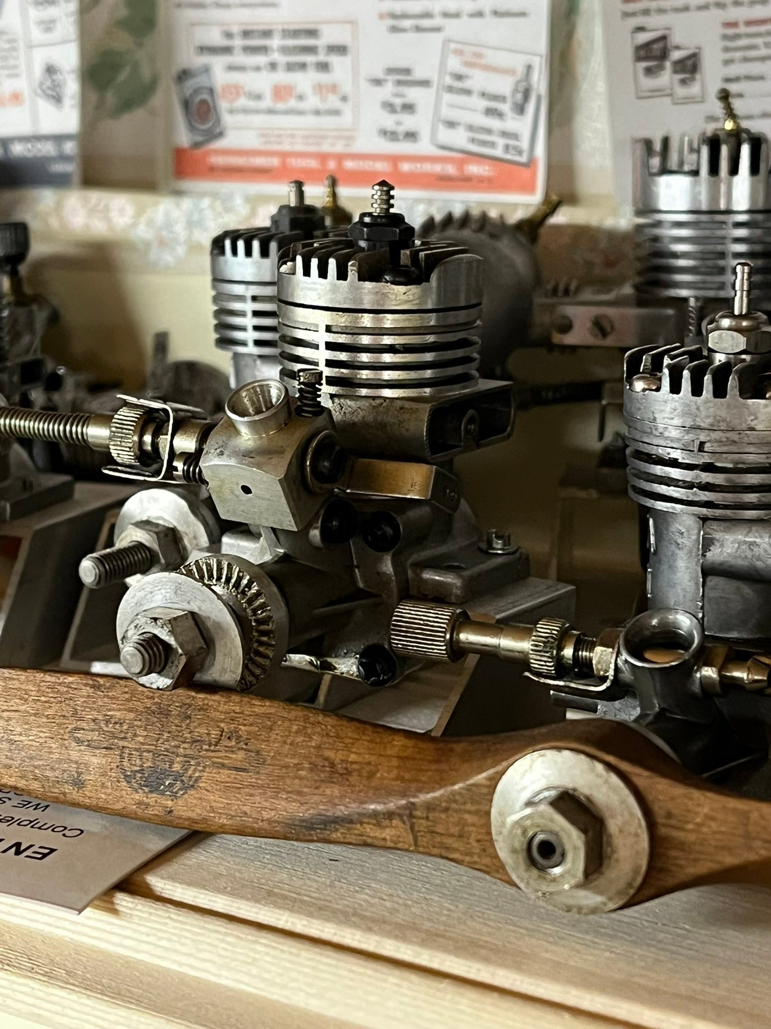 Enya 09 model engine collection over the years