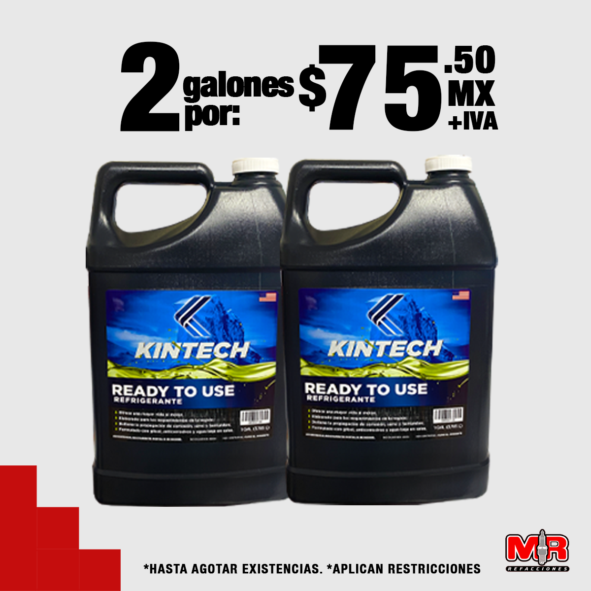 🔹REFRIGERANTE #KINTECH 🌬... - Mercado De Refacciones | Facebook