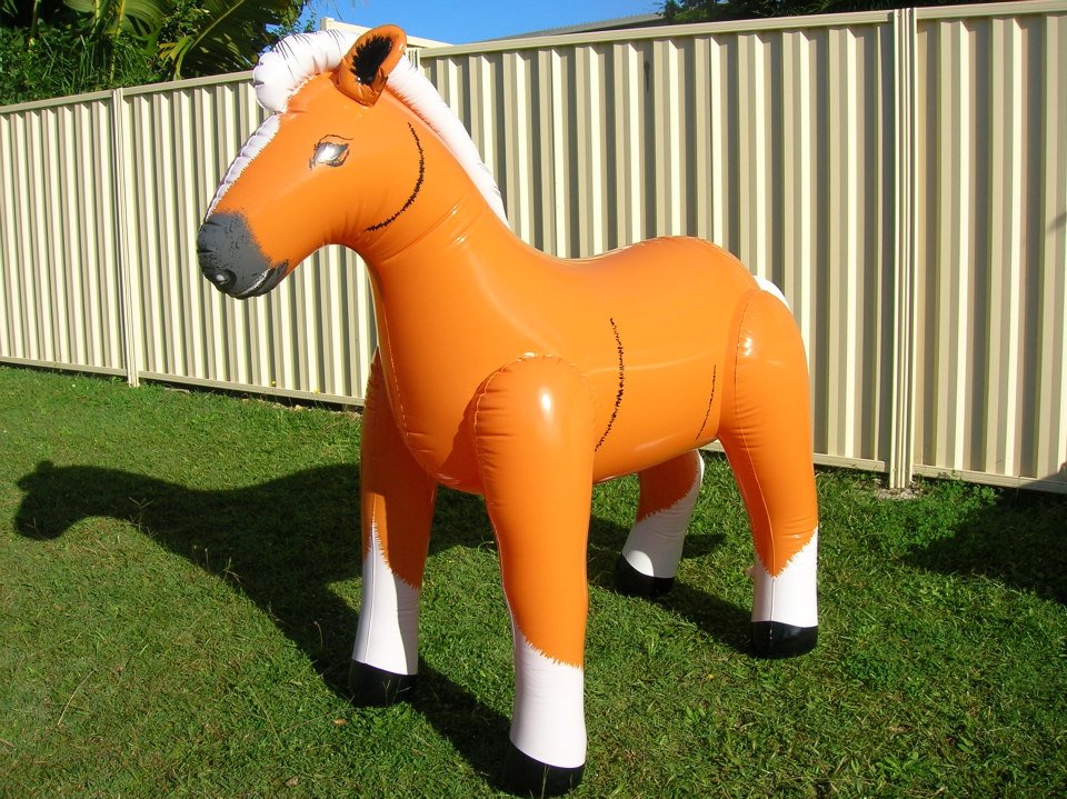 Inflatable Palomino Horse