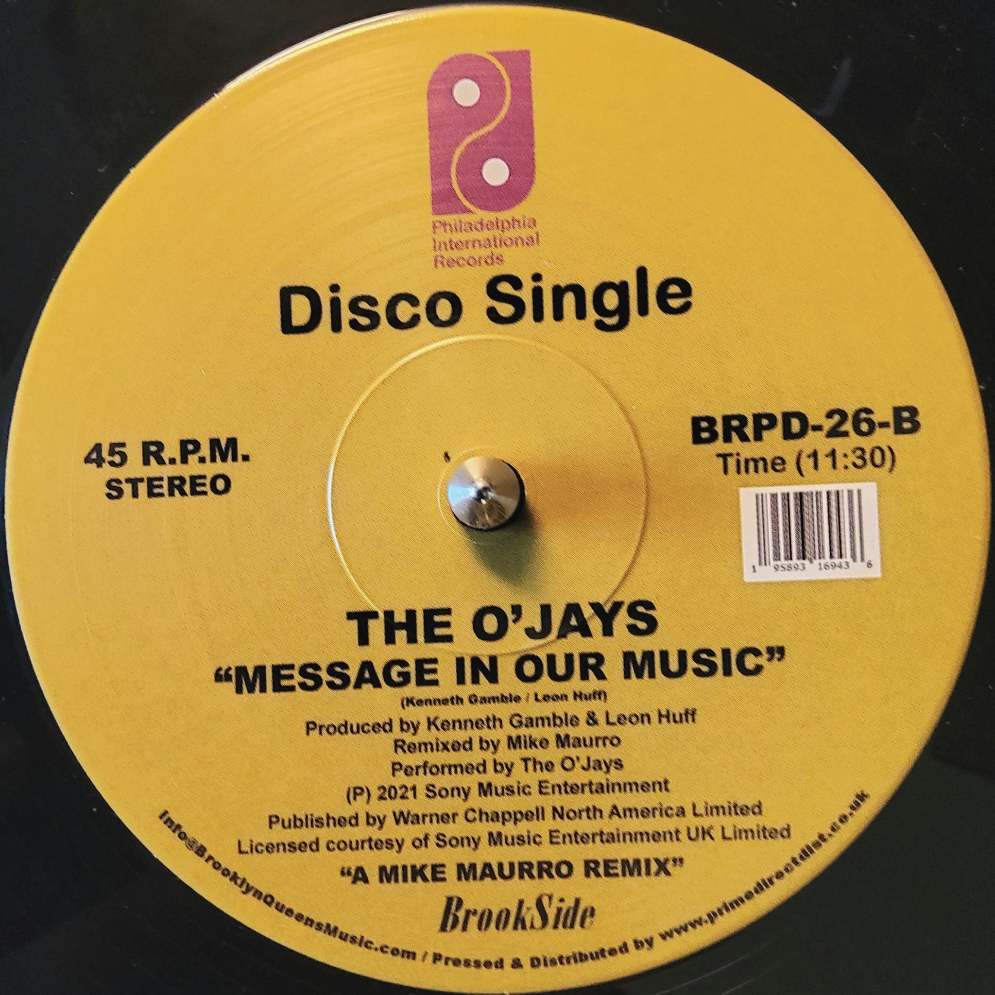 The O'Jays' Message in the Music LP review