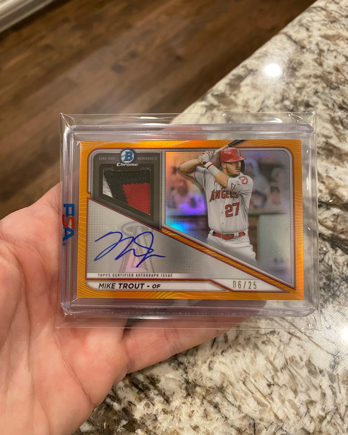 2012 Topps Chrome Mike Trout 10枚限定直筆サイン AWESOME HOBBY MOMENT: 13 years ago, this collector pulled Mike