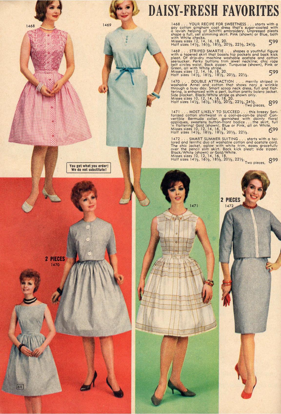 Lana Lobell fashion catalogues, the complete 1960 volume.