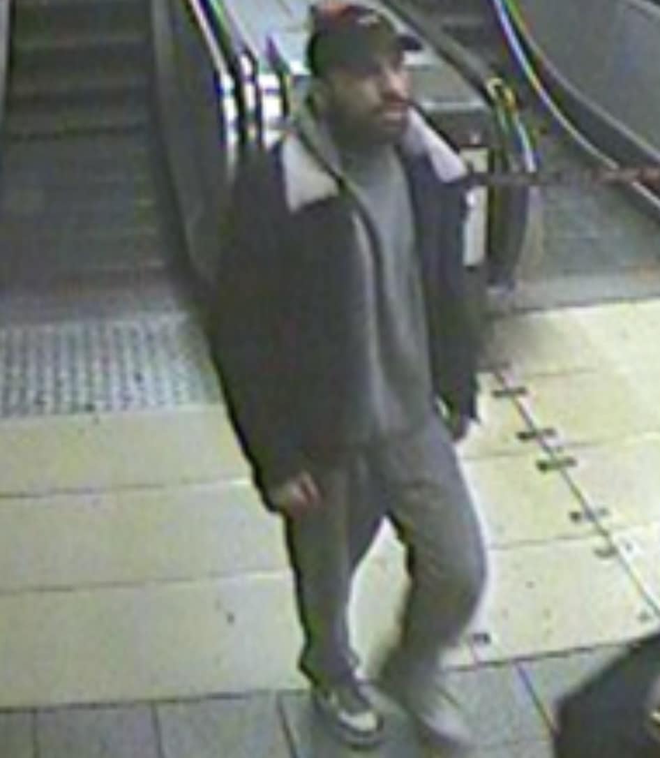 Do you recognise this man? British Transport Police detectives