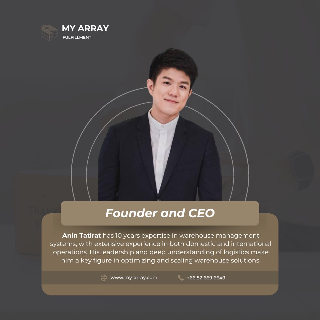 MY ARRAY - มารู้จักกับ CEO ของเรากันดีกว่า 🔍 คุณอนิล... | Facebook