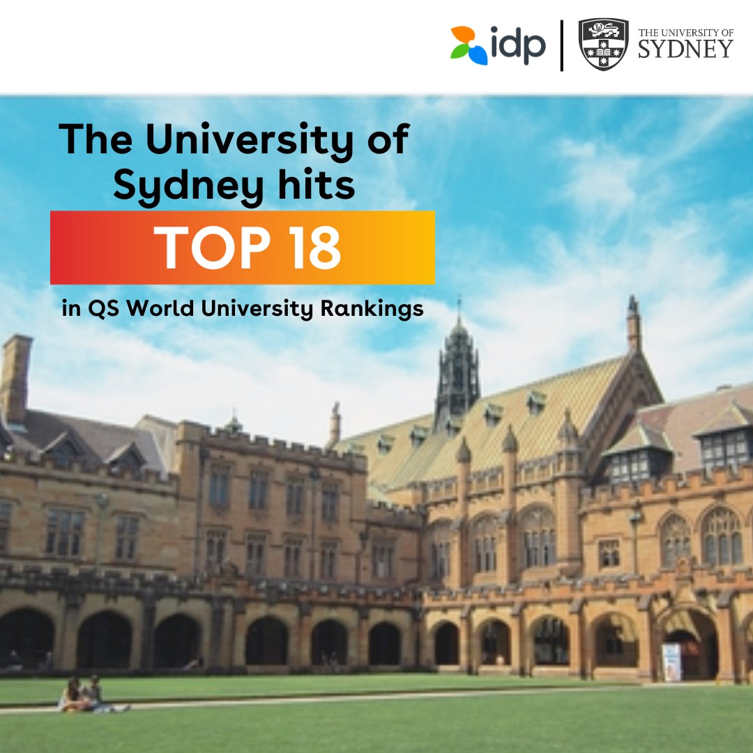 IDP - 🎉 Exciting News! 🎉 The University of Sydney (USYD) has soared to ...