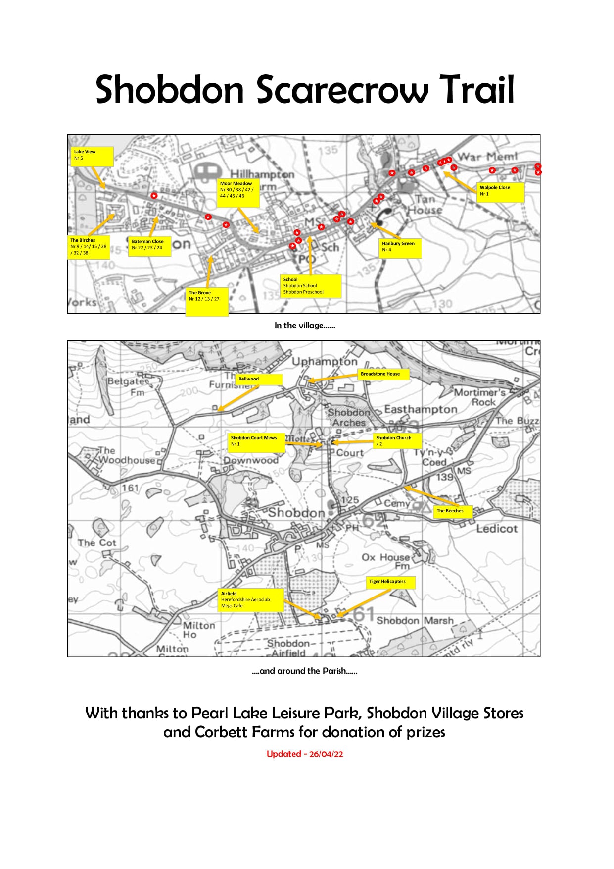 Shobdon Village - Here is the SHOBDON SCARECROW TRAIL... | Facebook
