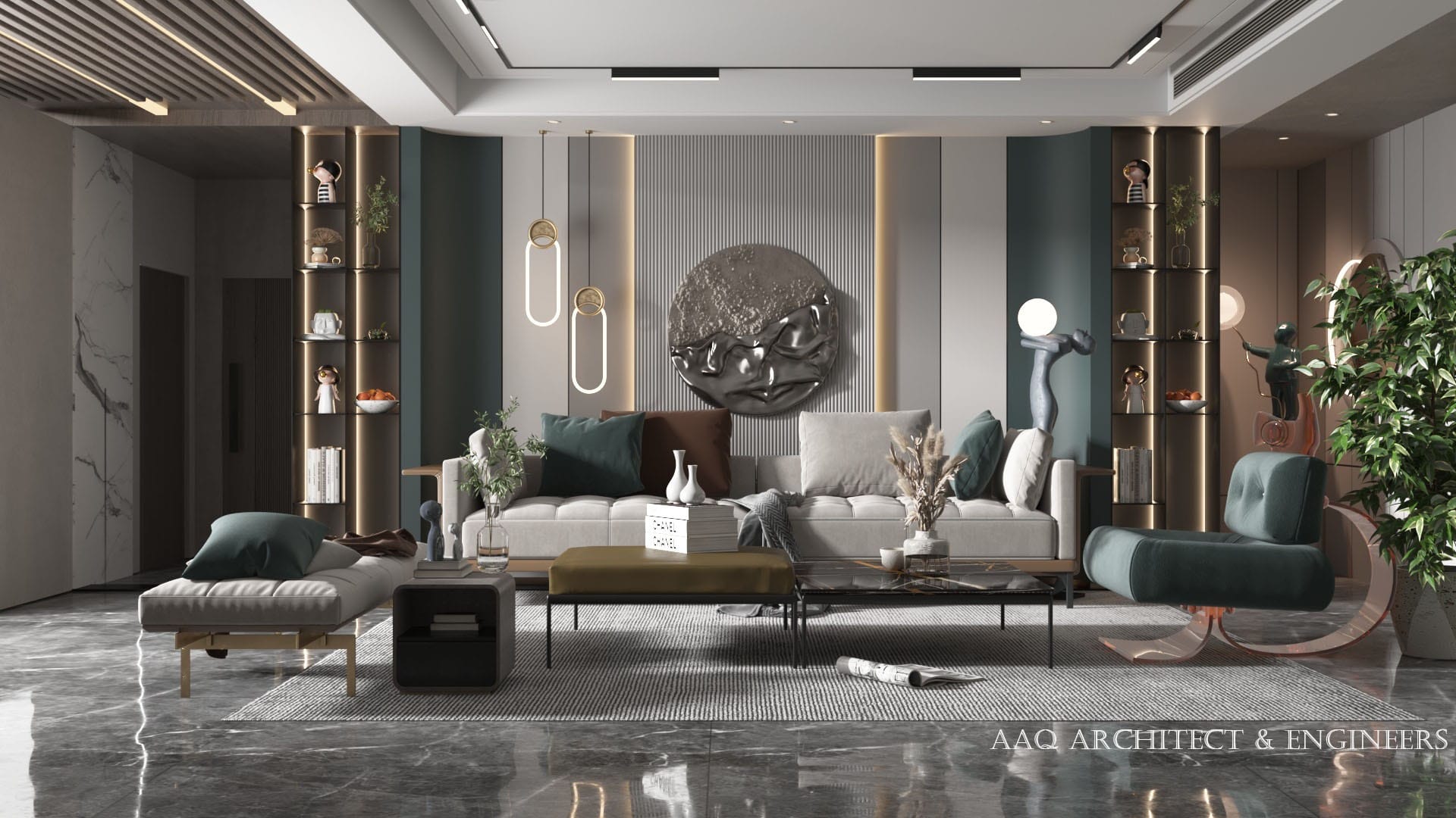 AAQ - 1Kanal House Lounge Interior Design For Our Client Location Al ...