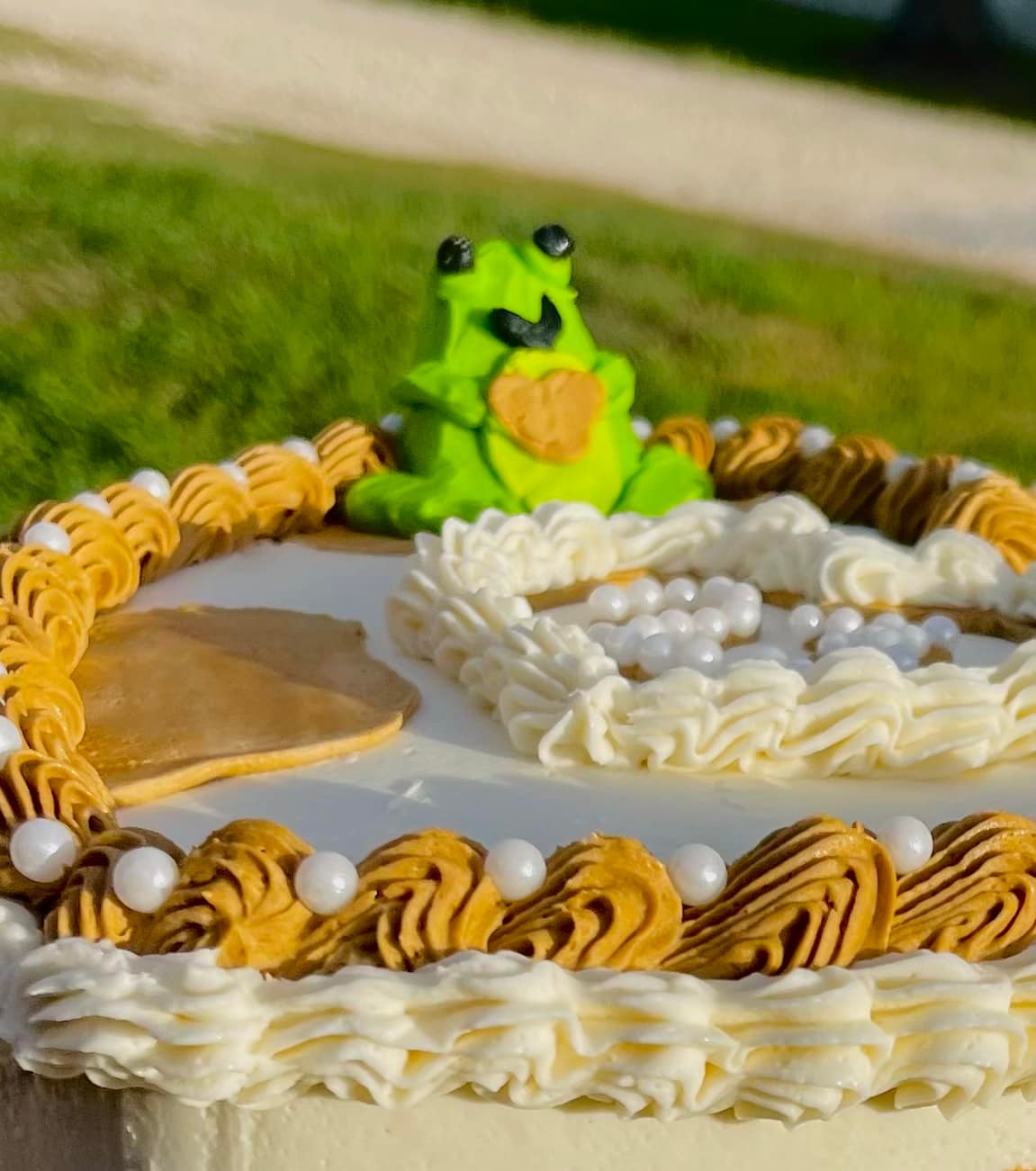 La Jenny's Cakes baker makes 8in heart cake for 23rd birthday