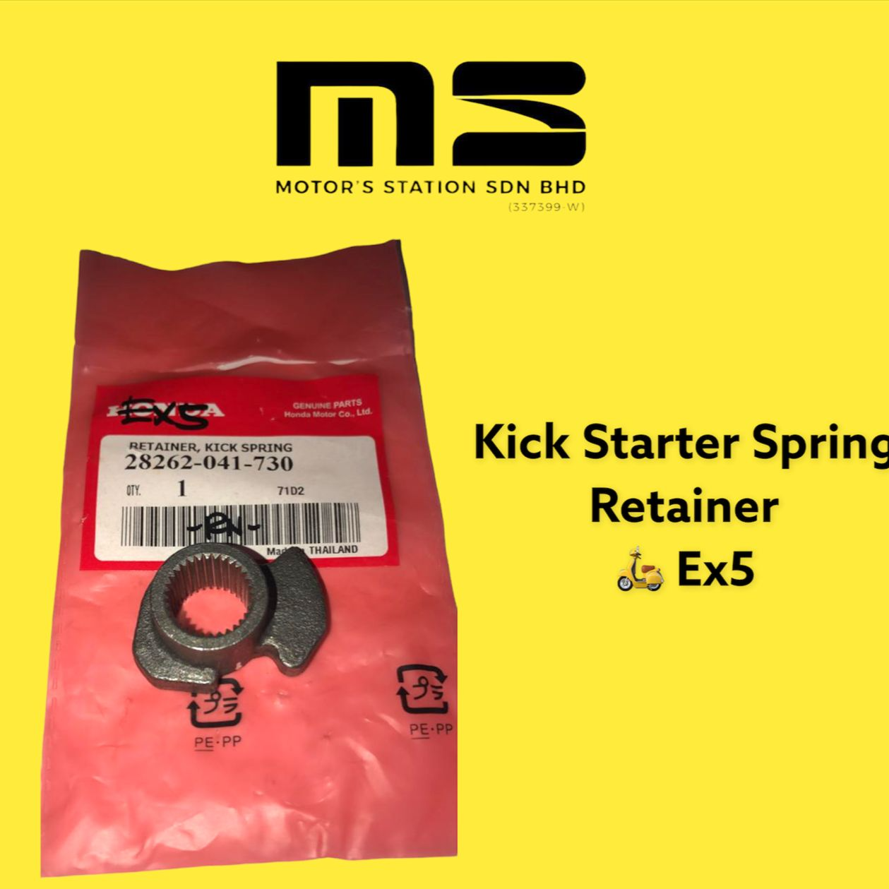 Motor's Station - KICK STARTER SPRING RETAINER EX5 READY... | Facebook