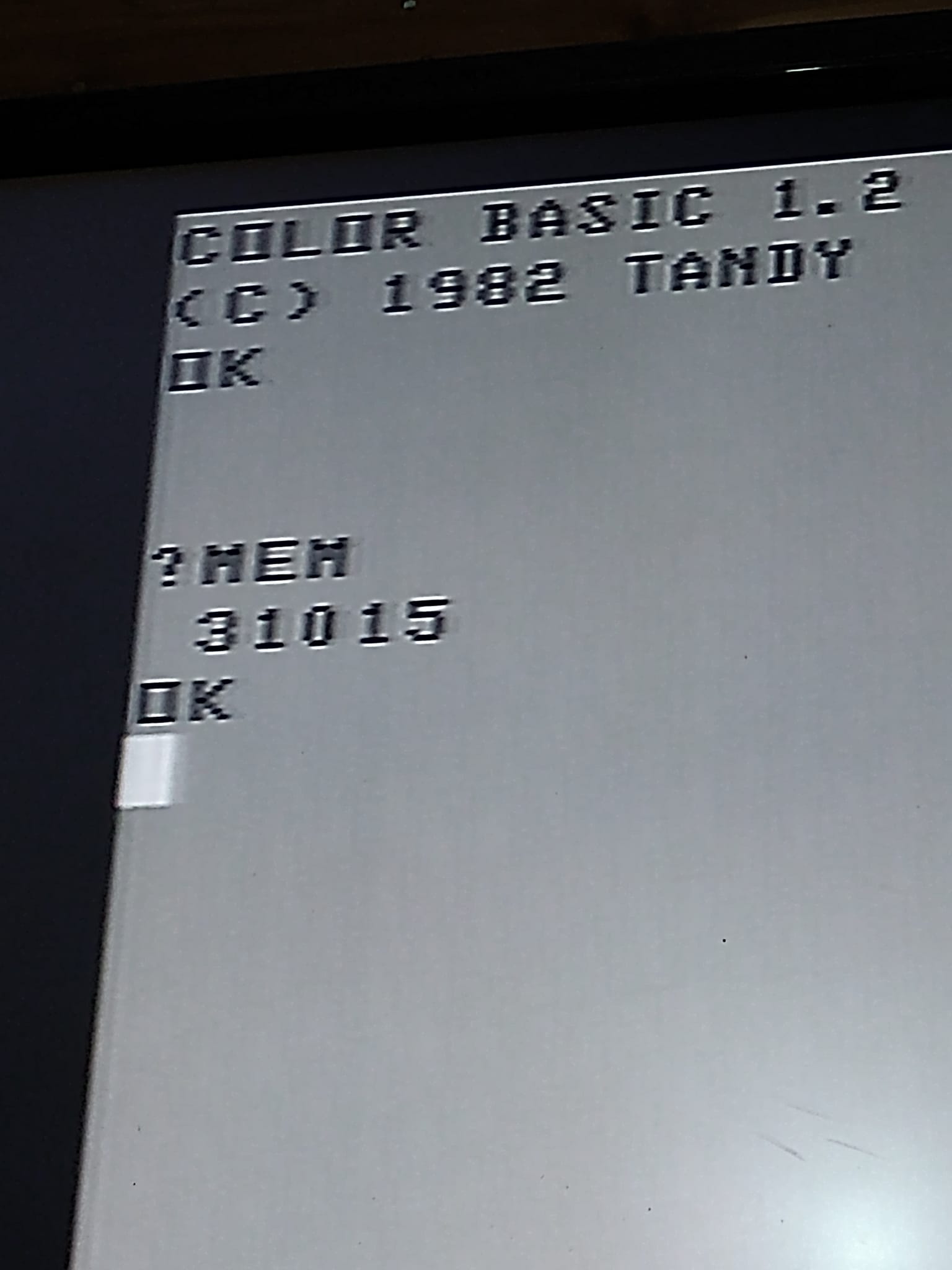 Memory upgrade with mcm6665 chips, lost color