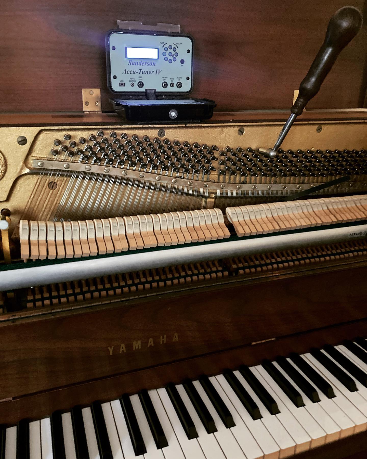 Yamaha console I’ve been tuning this... - A 440 Piano Service | Facebook