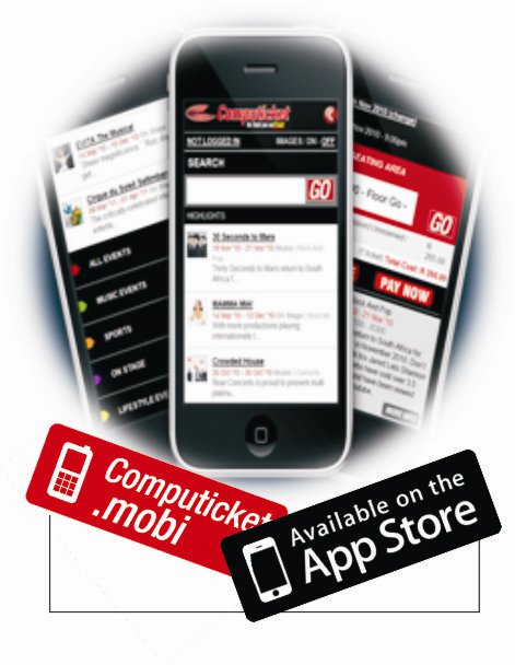 Computicket - WWW.COMPUTICKET.MOBI Computicket is proud to announce the ...