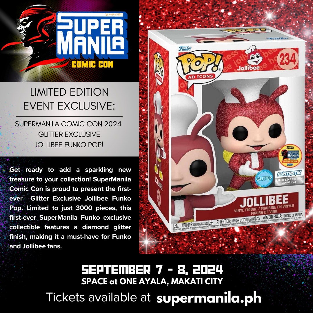 Supermanila Comic Con 2024 exclusive Jollibee Funko Pop