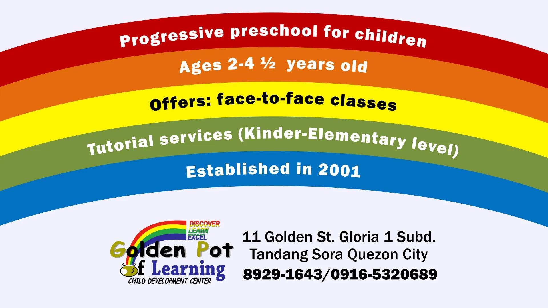 Golden Pot of Learning | Quezon City