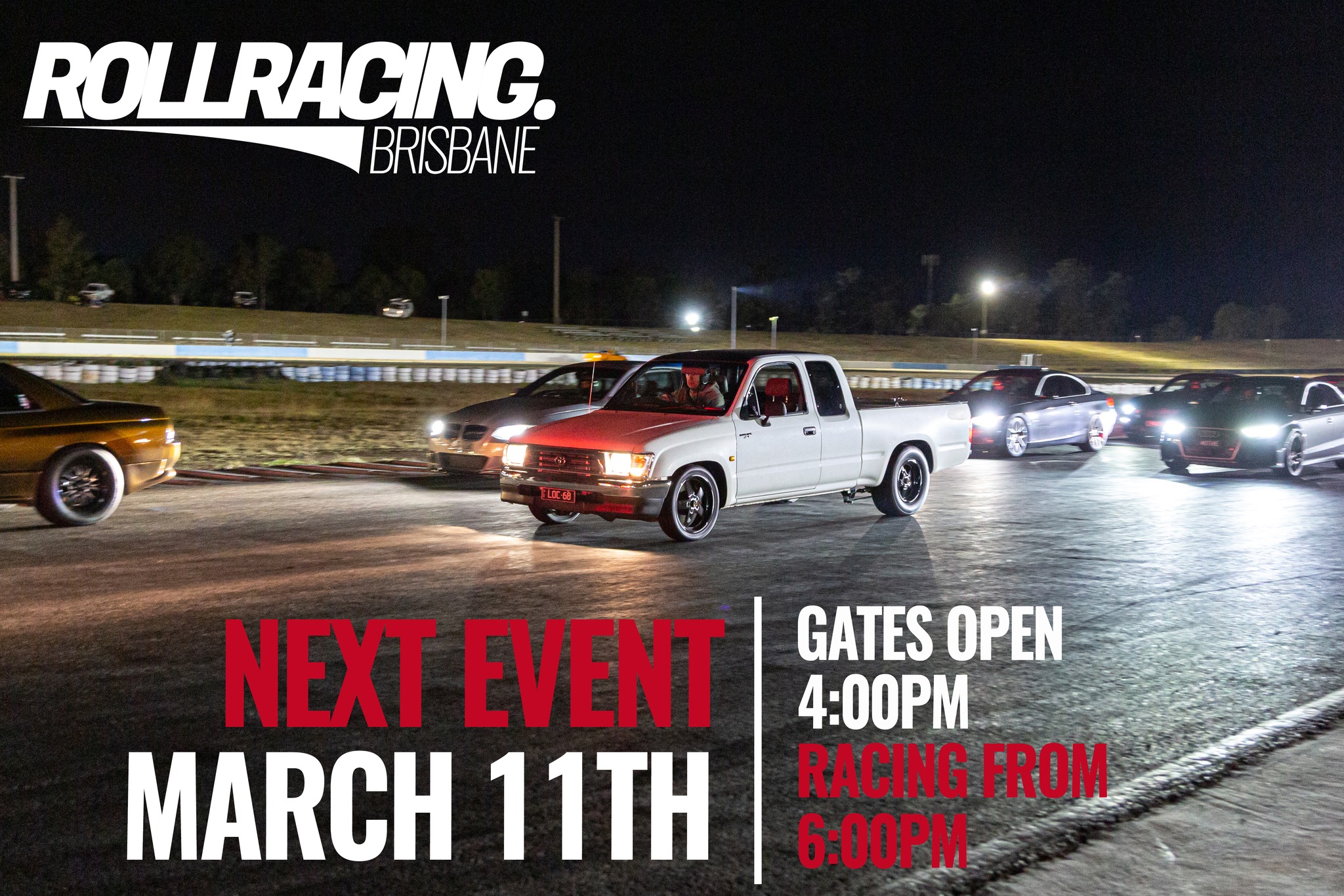 The rescheduled date for last... - Roll Racing Brisbane | Facebook