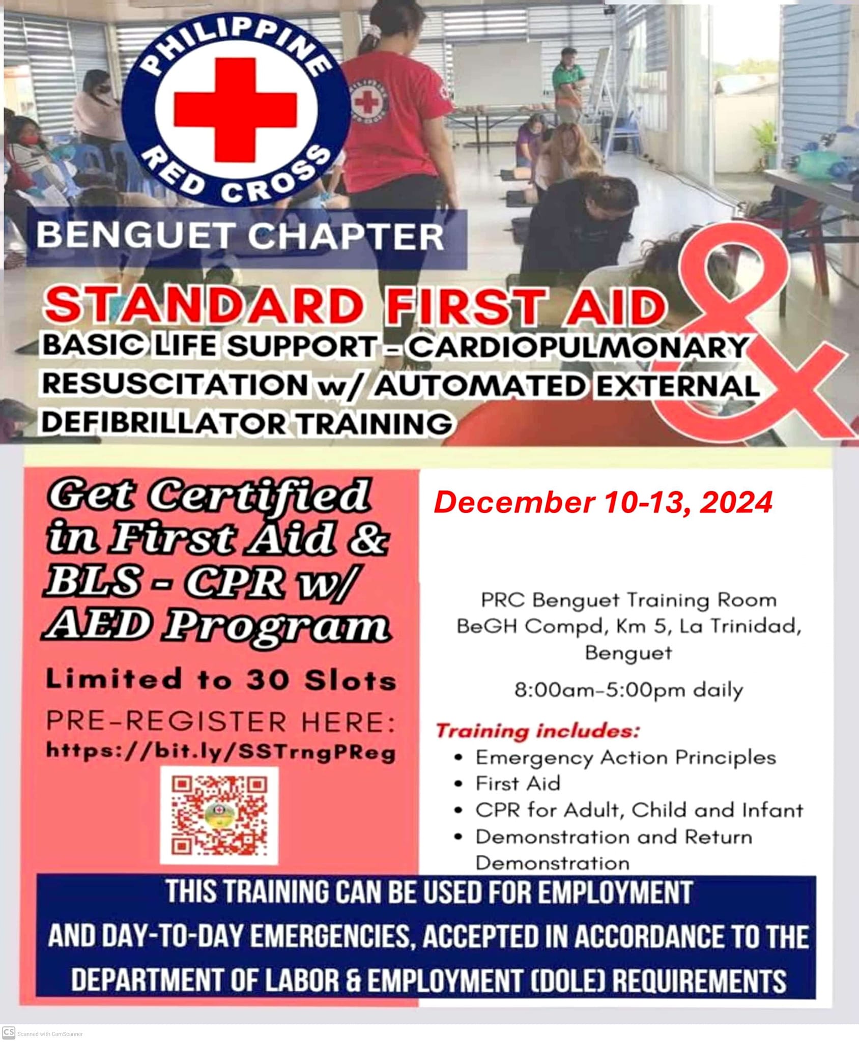 📣TRAINING... - Philippine Red Cross - Benguet Chapter | Facebook