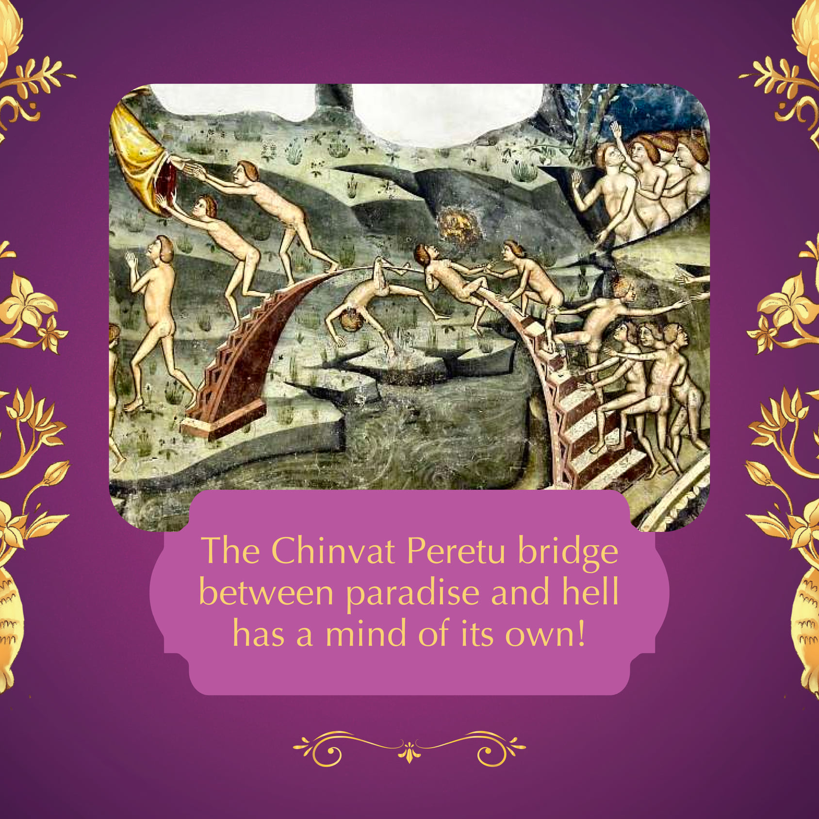 Penguinsters - #MeetTheMyth In Zoroastrian myth, Chinvat... | Facebook