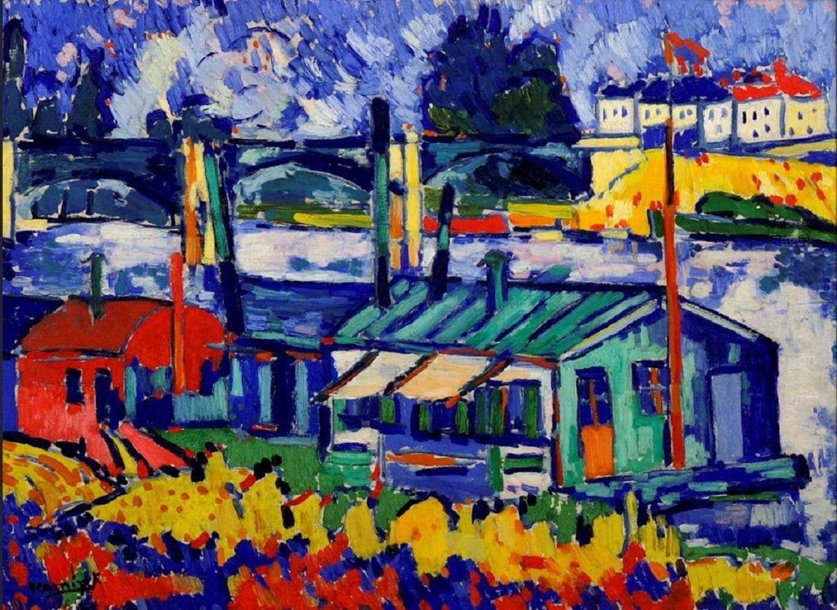 Maurice de Vlaminck's painting The Bridge on the Seine at Chatou
