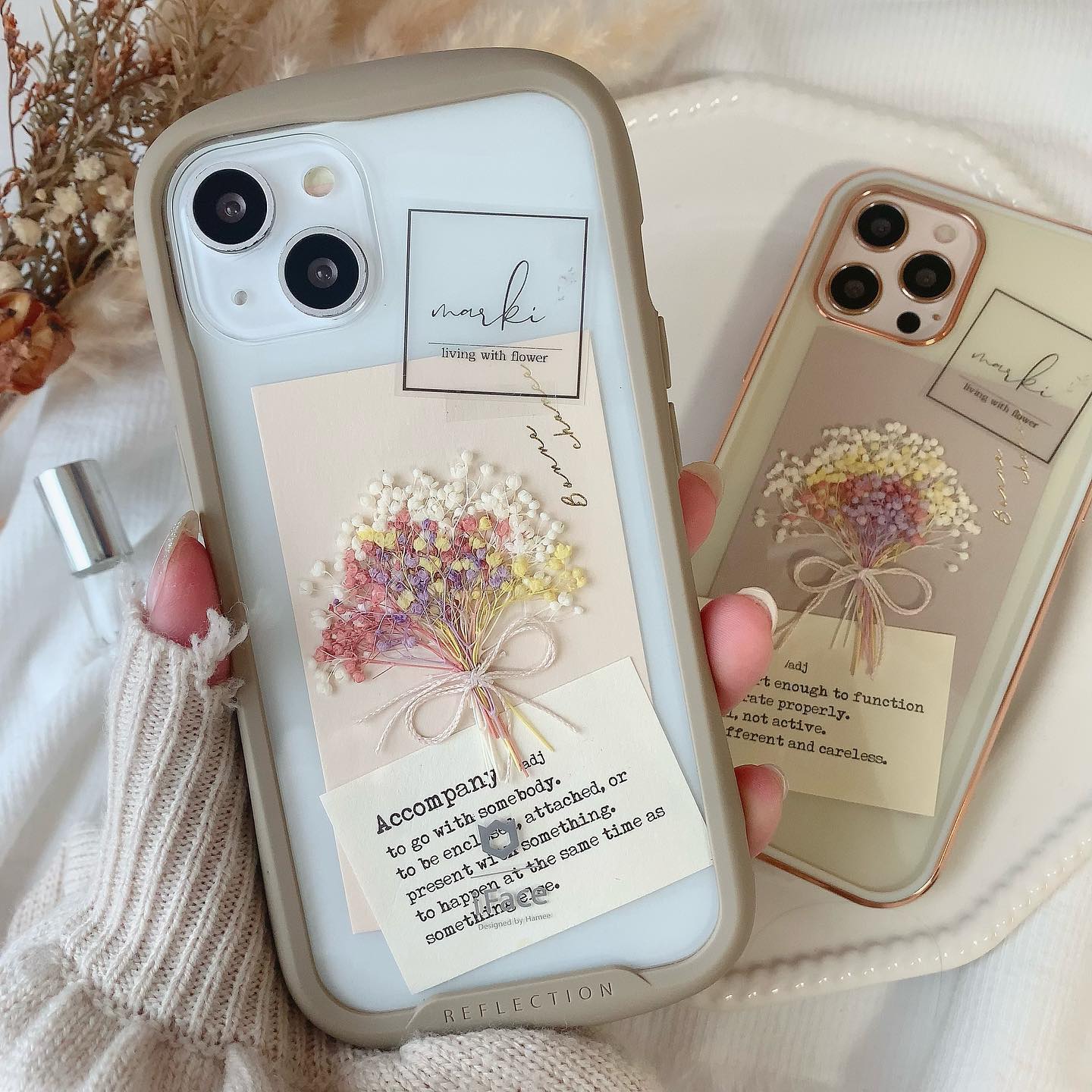 Marki＊押し花ケース&アクセサリー