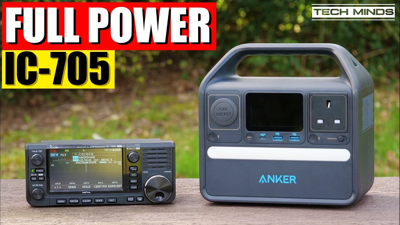 Icom IC-705 portable HF/VHF/UHF SDR transceiver for field operations