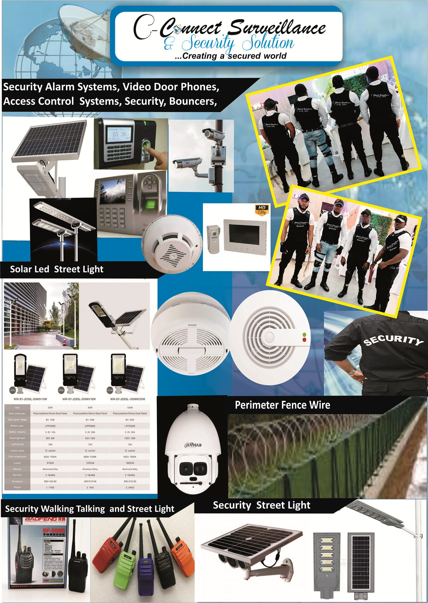 C-connect surveillance and security solutions