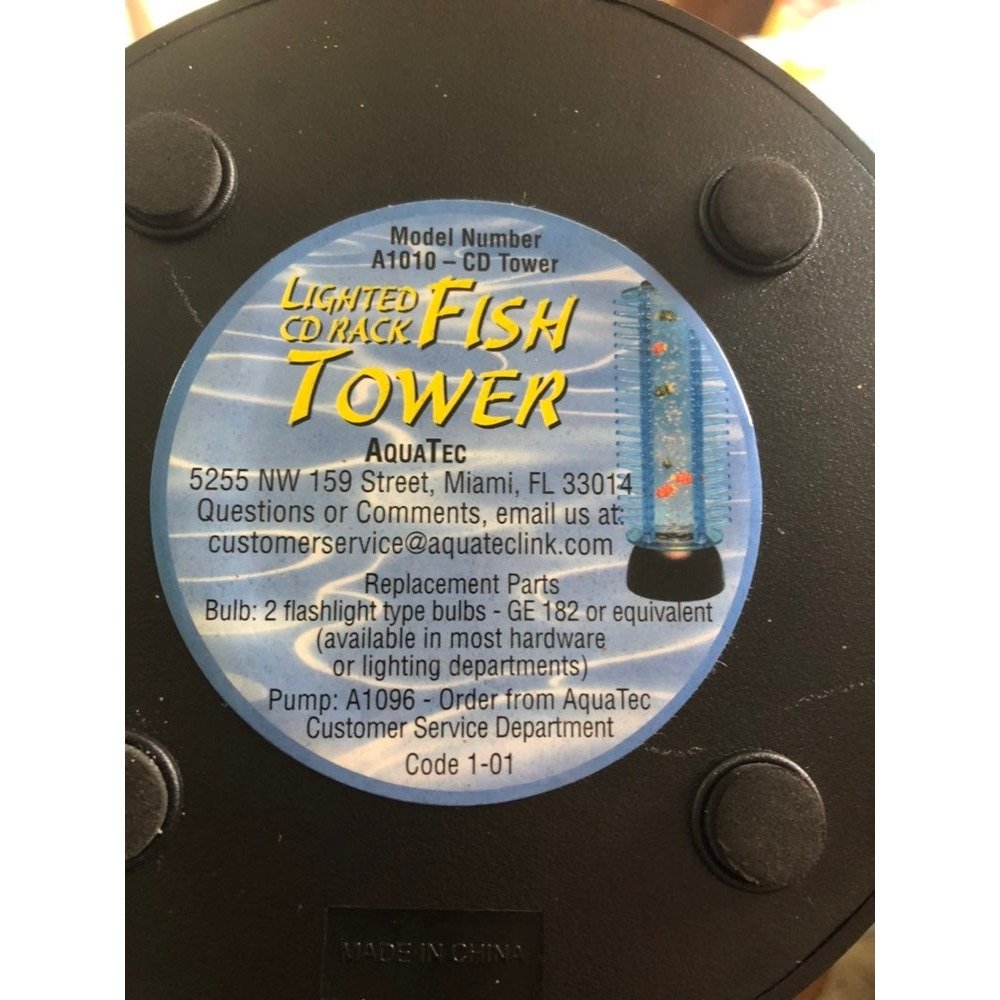 Light-up aqua water Fish CD aquarium Rack Holder - Fish Supplies ...