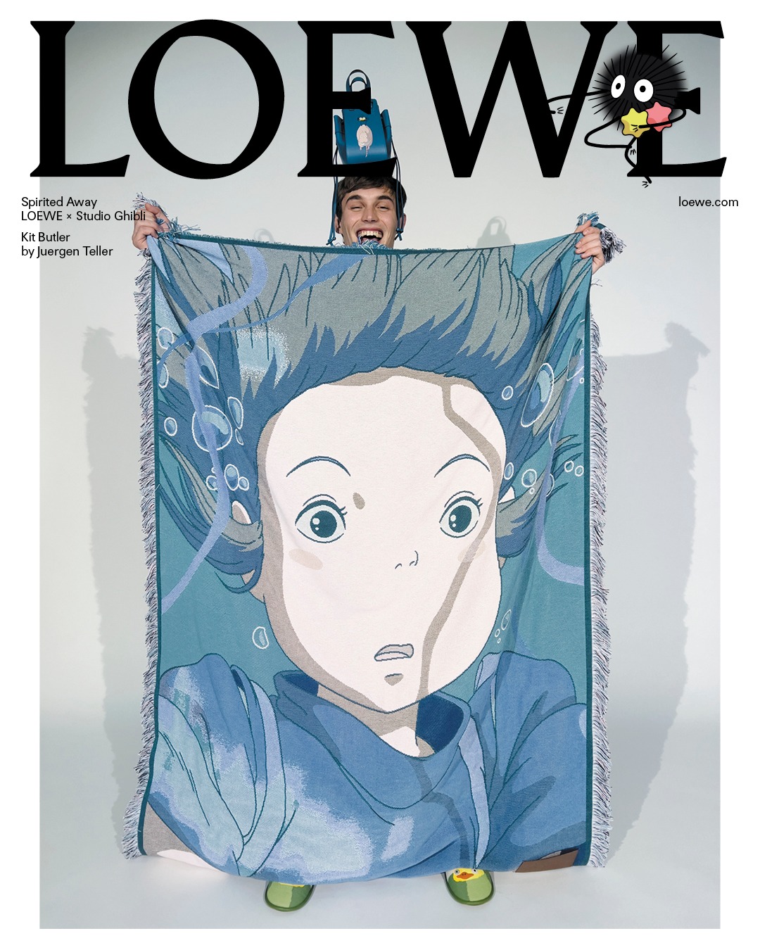 The LOEWE x Spirited Away pop-up at Harajuku, Japan