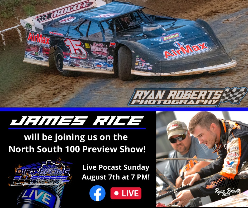 James Rice will be... - Dirt Racing in the Bluegrass Live