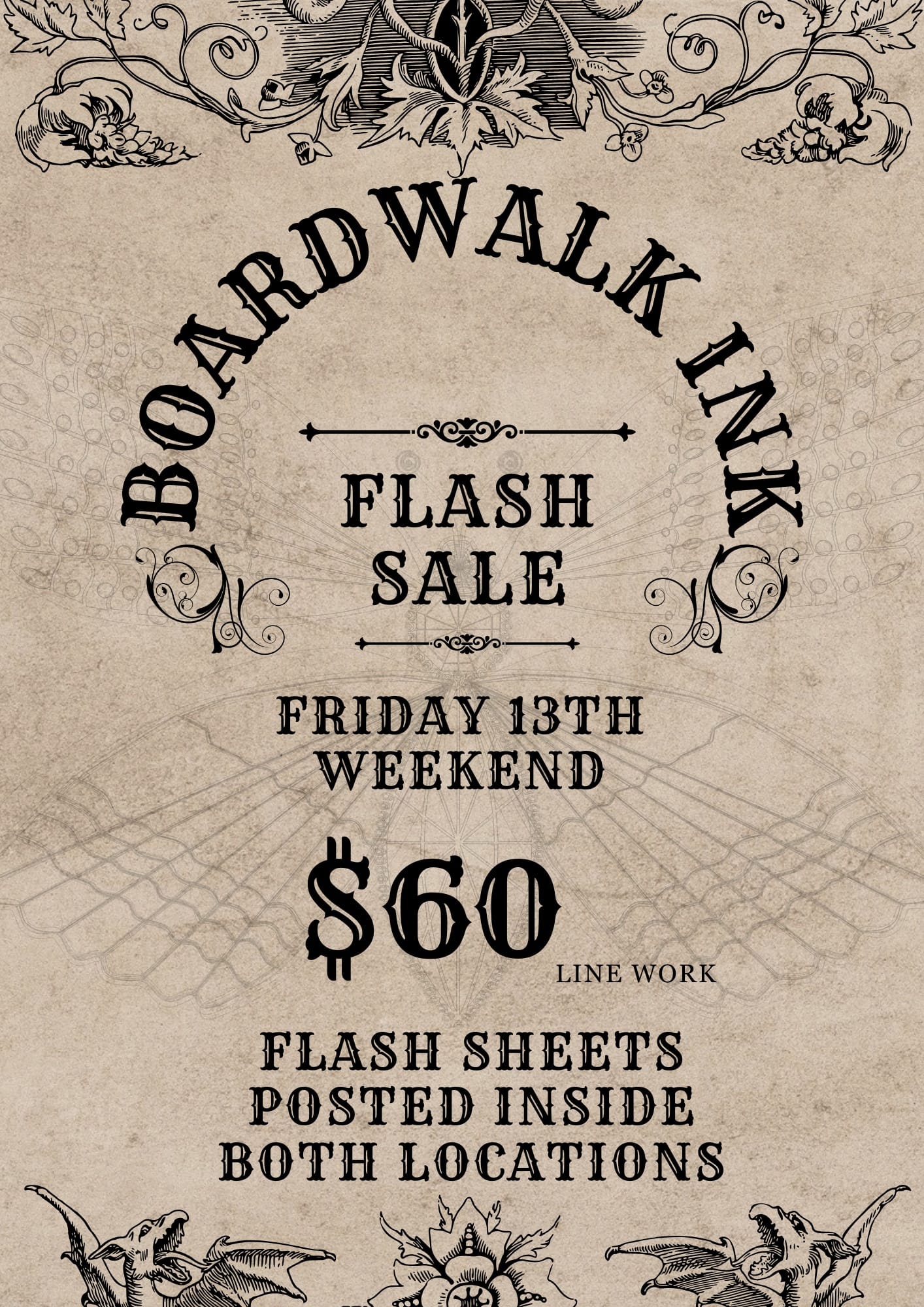 Boardwalk Ink - 💀 Starting tomorrow!! Come have a...