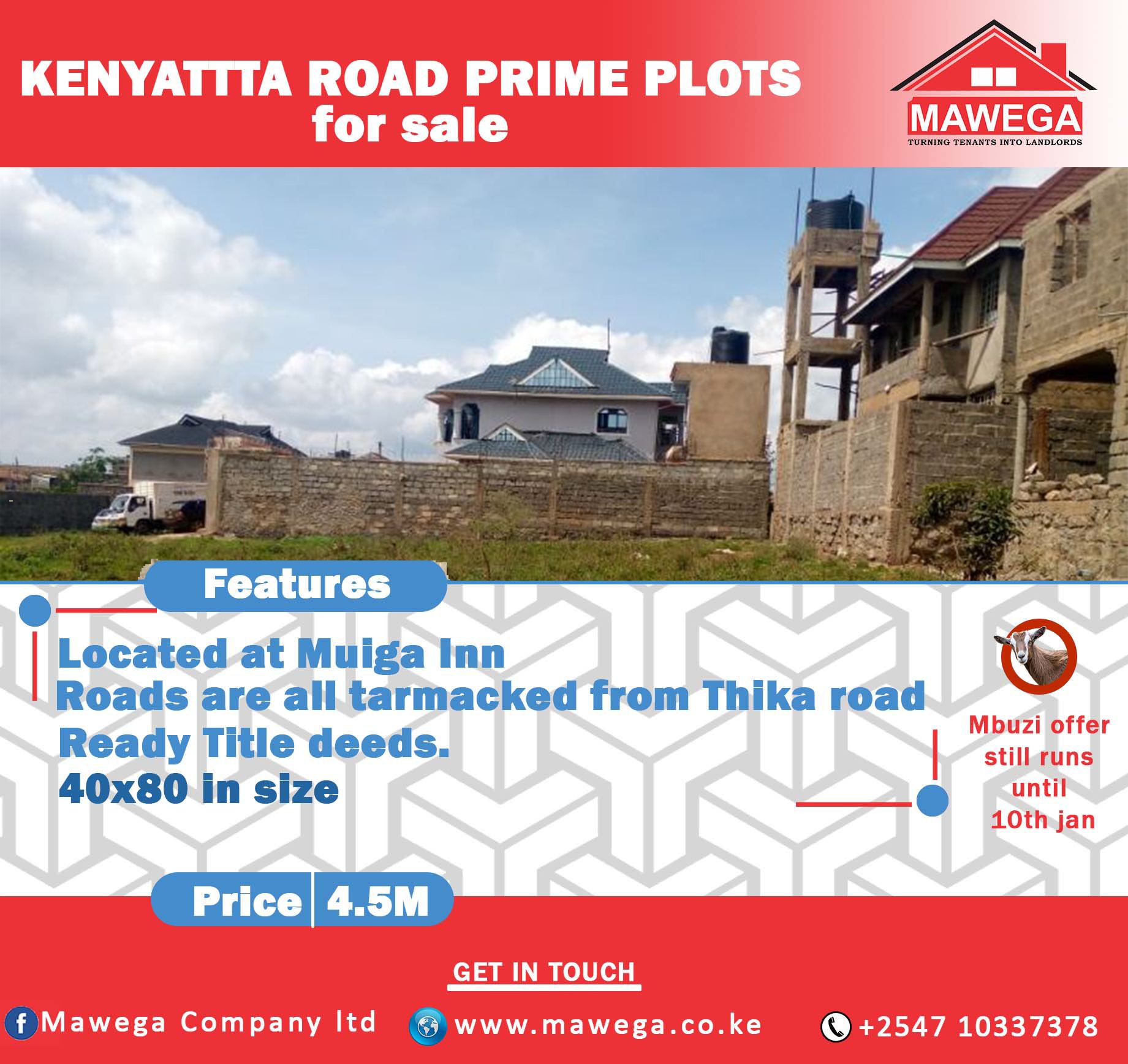 KENYATTA ROAD MUIGAI INN... - Mawega Company Ltd. Real estate | Facebook