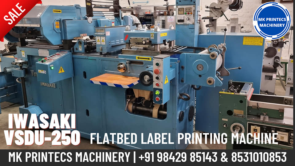 FOR SALE - IWASAKI V-STRONG VSDU 250 JAPANESE 4COLOR FLATBED LABEL ...