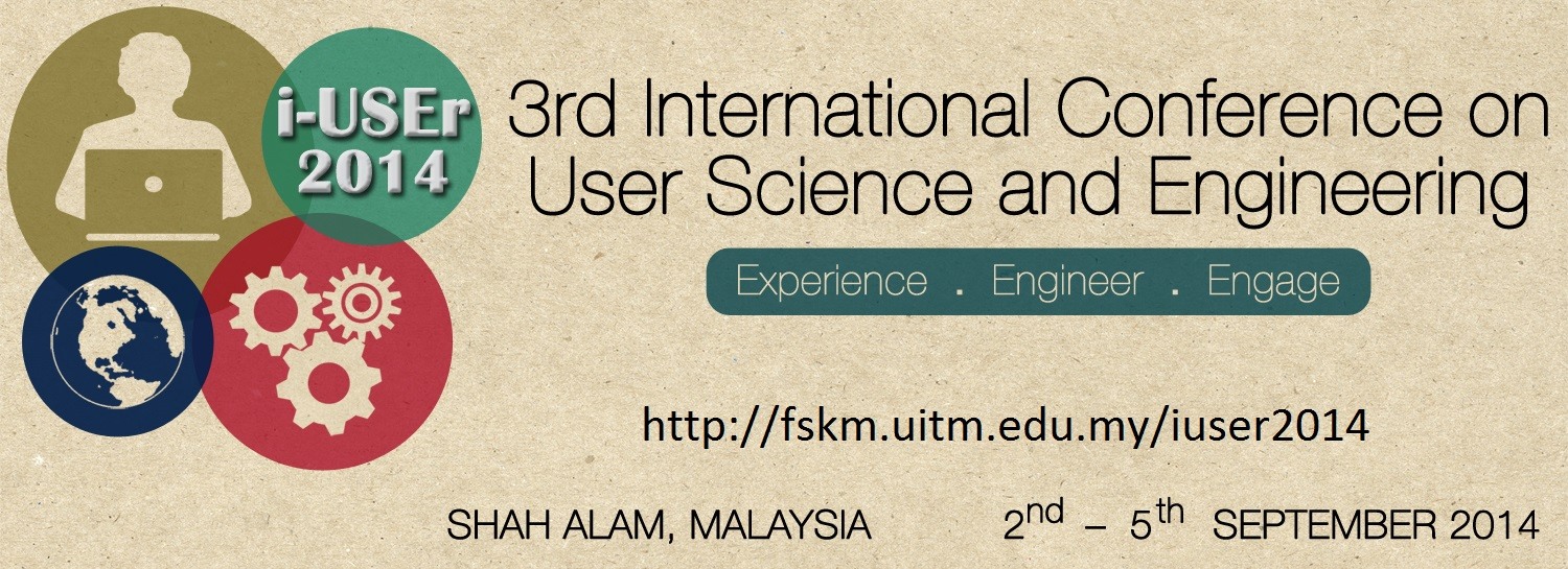 3rd International Conference on User Science and Engineering