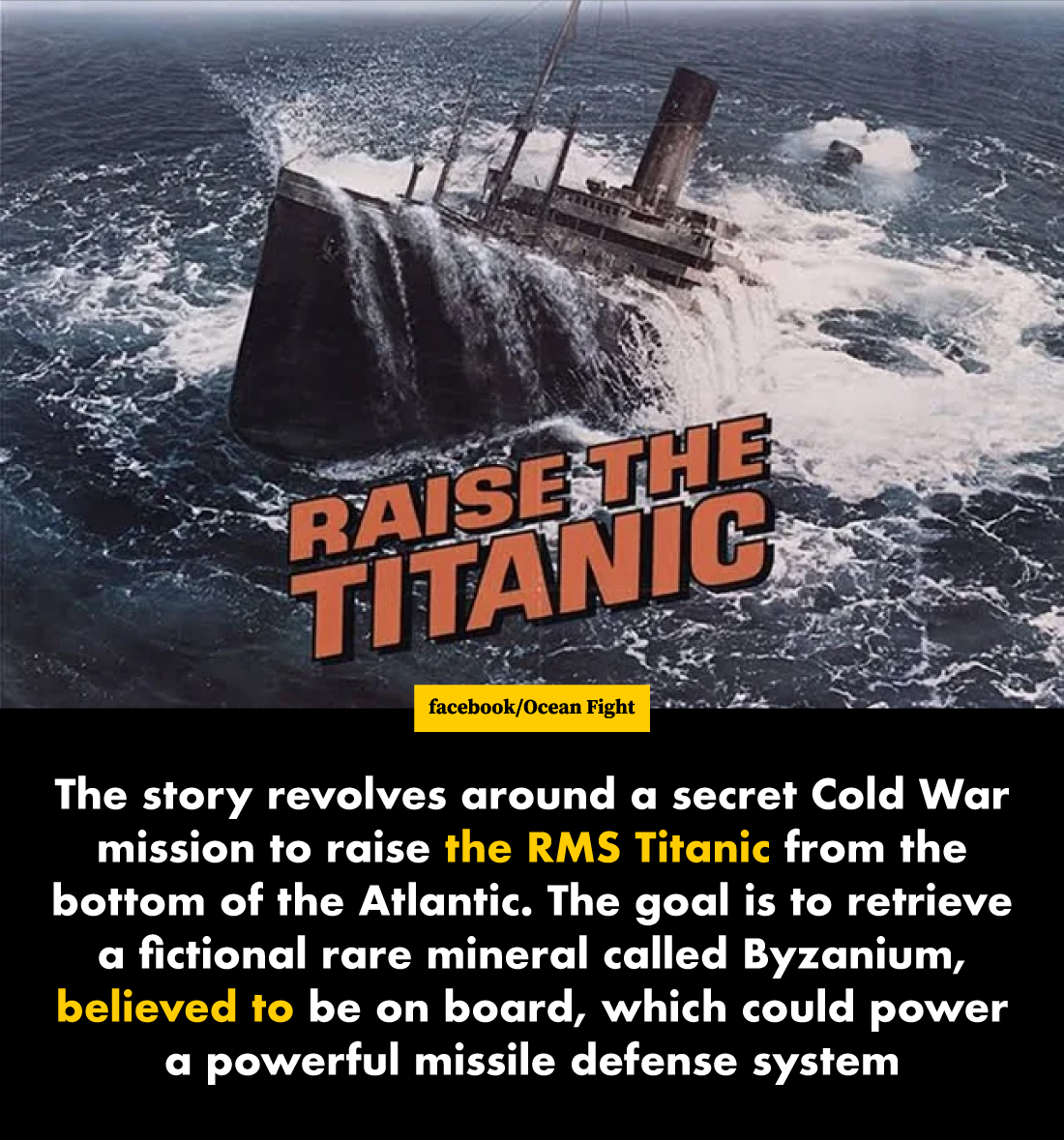Raise the Titanic movie review with stellar cast and John Barry