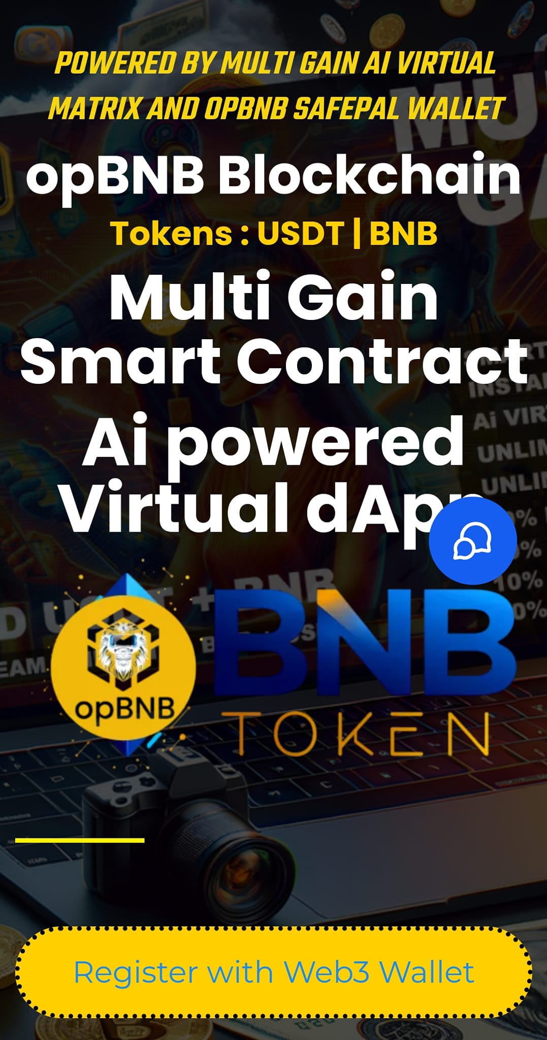 Matrix BNB - The best way to earn on the opBNB blockchain