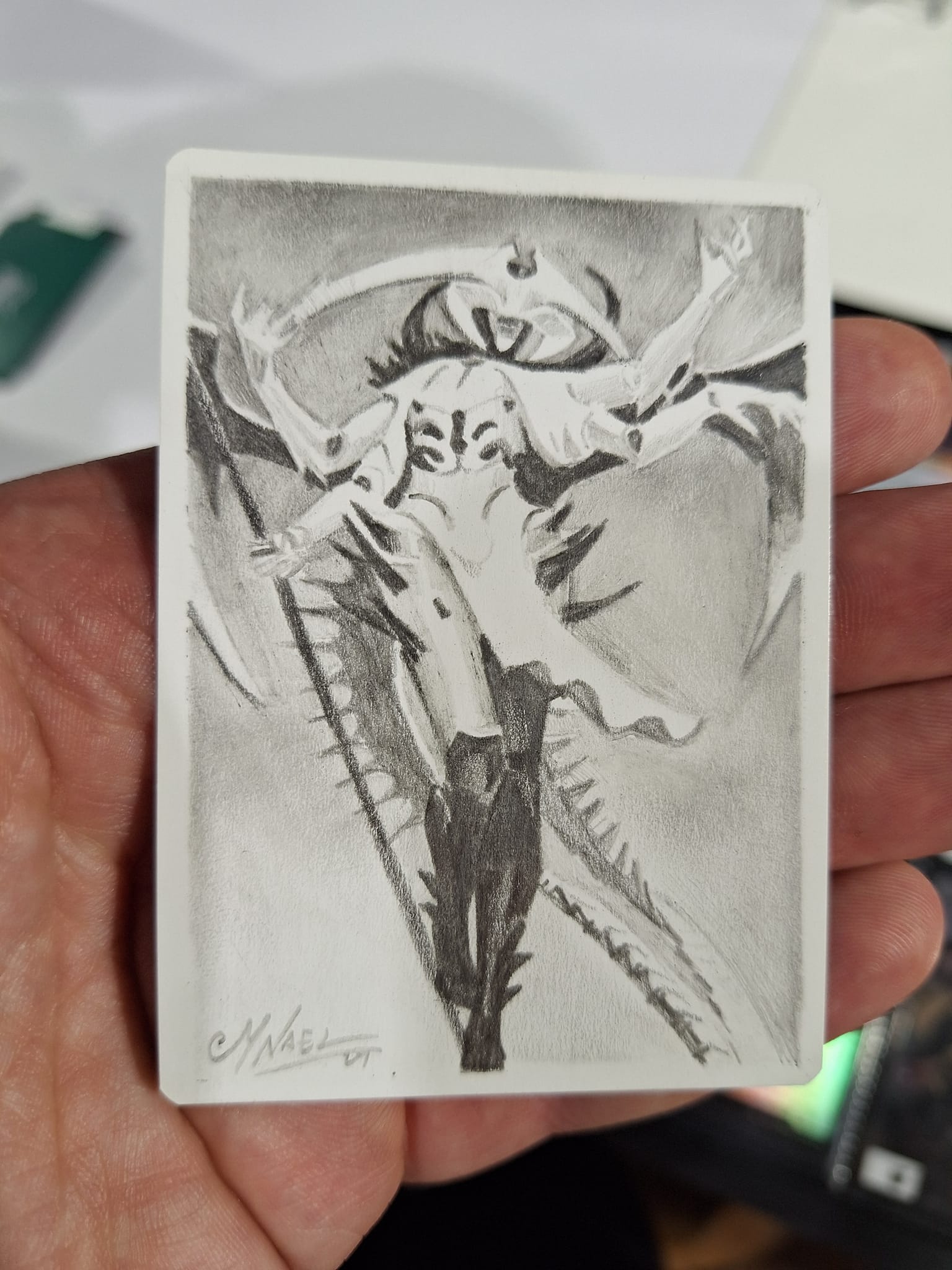 Marta Nael アーティストプルーフ ニコルボーラス MTG PROOFS