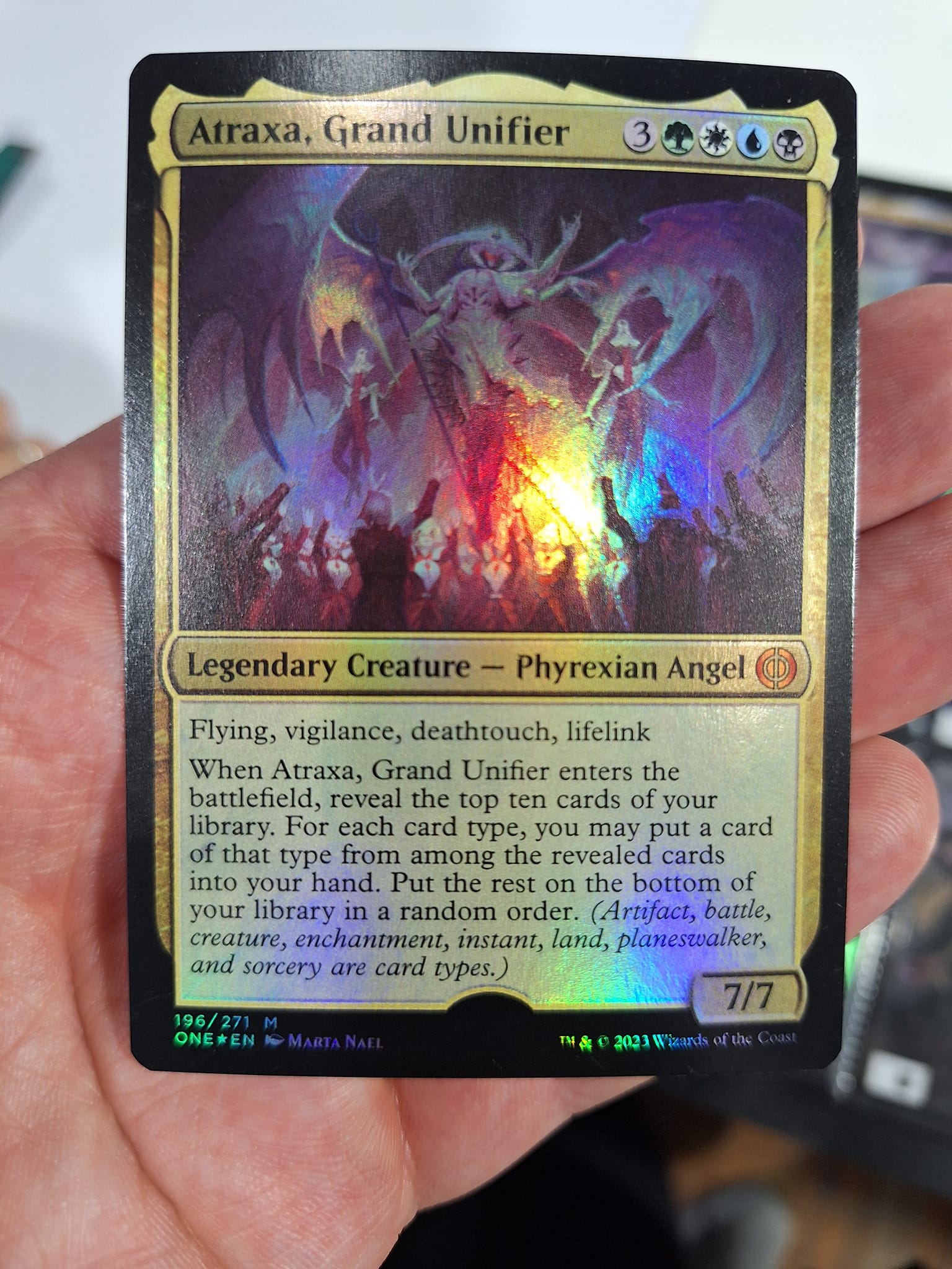 Marta Nael アーティストプルーフ ニコルボーラス MTG PROOFS