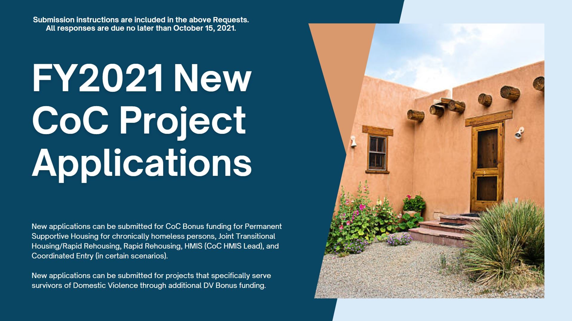 New - HUD has released the FY 2021 Continuum of Care (CoC) funding ...